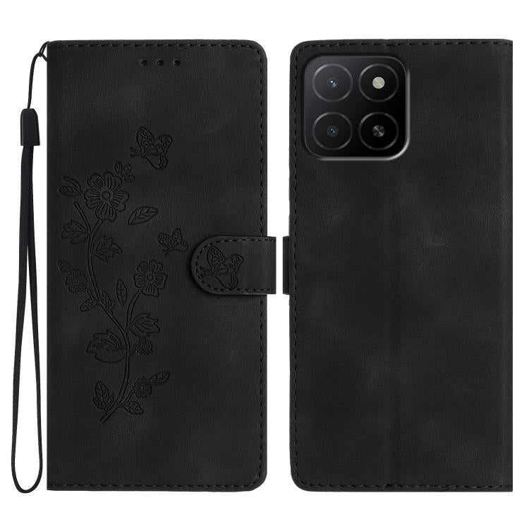 Custodia per telefono in pelle con motivo a farfalla in rilievo, For Honor X5b Plus, For Honor X5b, For Honor 200, For Honor 200 Pro
