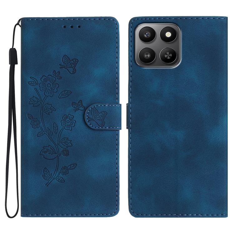 Custodia per telefono in pelle con motivo a farfalla in rilievo, For Honor 400 Smart 5G, For Honor X6c 4G, For Honor 400 Pro Global 160.8mm, For Honor 400 Lite Global