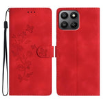 Custodia per telefono in pelle con motivo a farfalla in rilievo, For Honor 400 Smart 5G, For Honor X6c 4G, For Honor 400 Pro Global 160.8mm, For Honor 400 Lite Global