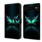 Custodia per telefono in pelle protettiva antiurto Crystal 3D, For Google Pixel 6