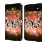Custodia per telefono in pelle protettiva antiurto Crystal 3D, For Google Pixel 6