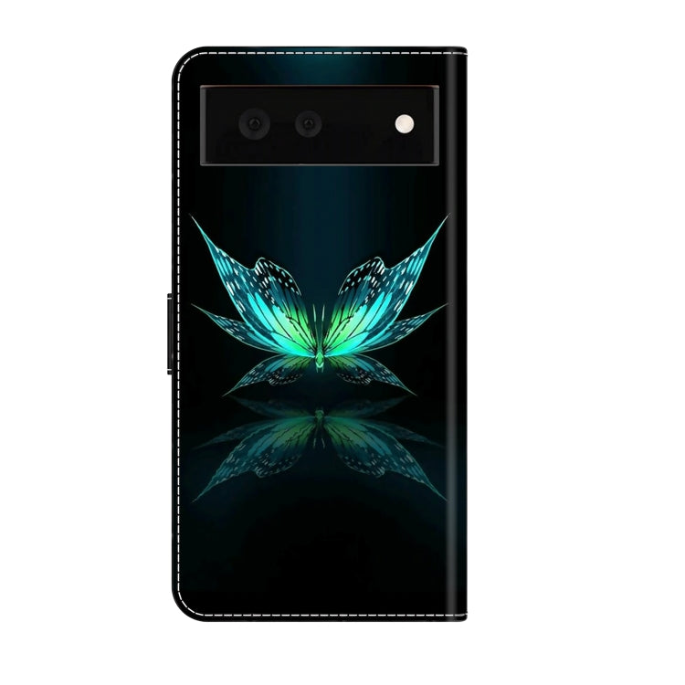 Custodia per telefono in pelle protettiva antiurto Crystal 3D, For Google Pixel 6a