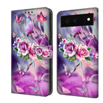 Custodia per telefono in pelle protettiva antiurto Crystal 3D, For Google Pixel 6a