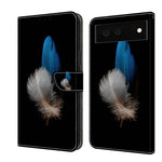 Custodia per telefono in pelle protettiva antiurto Crystal 3D, For Google Pixel 6a