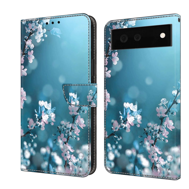 Custodia per telefono in pelle protettiva antiurto Crystal 3D, For Google Pixel 6a