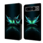 Custodia per telefono in pelle protettiva antiurto Crystal 3D, For Google Pixel 7