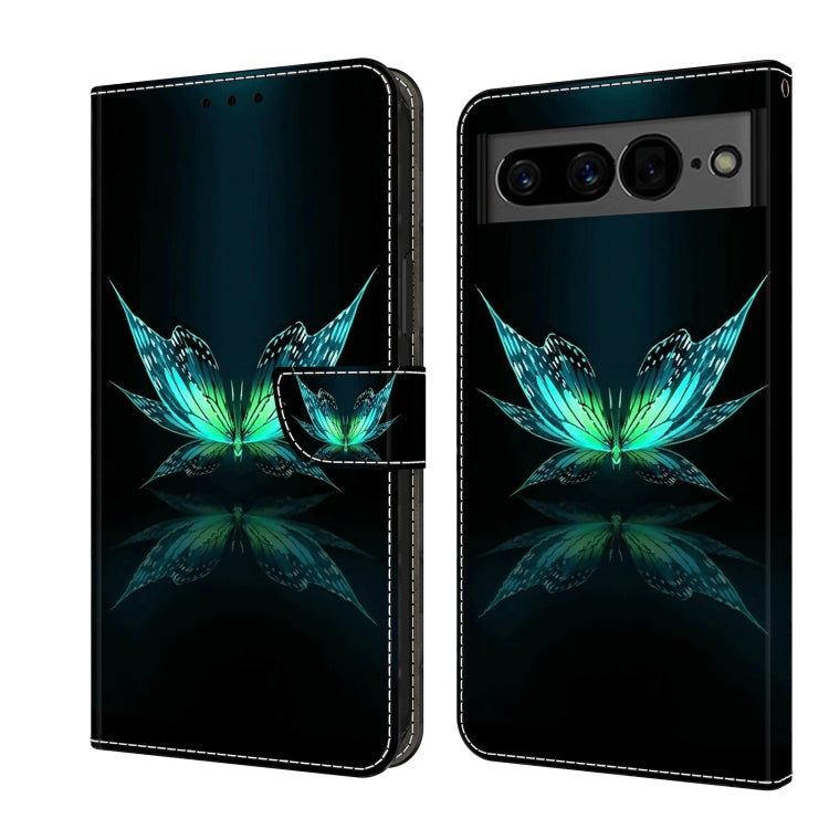 Custodia per telefono in pelle protettiva antiurto Crystal 3D, For Google Pixel 7