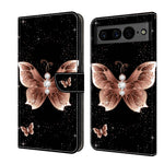 Custodia per telefono in pelle protettiva antiurto Crystal 3D, For Google Pixel 7