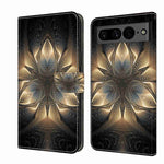 Custodia per telefono in pelle protettiva antiurto Crystal 3D, For Google Pixel 7