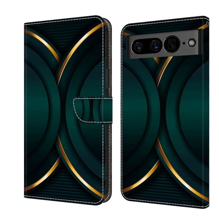 Custodia per telefono in pelle protettiva antiurto Crystal 3D, For Google Pixel 7