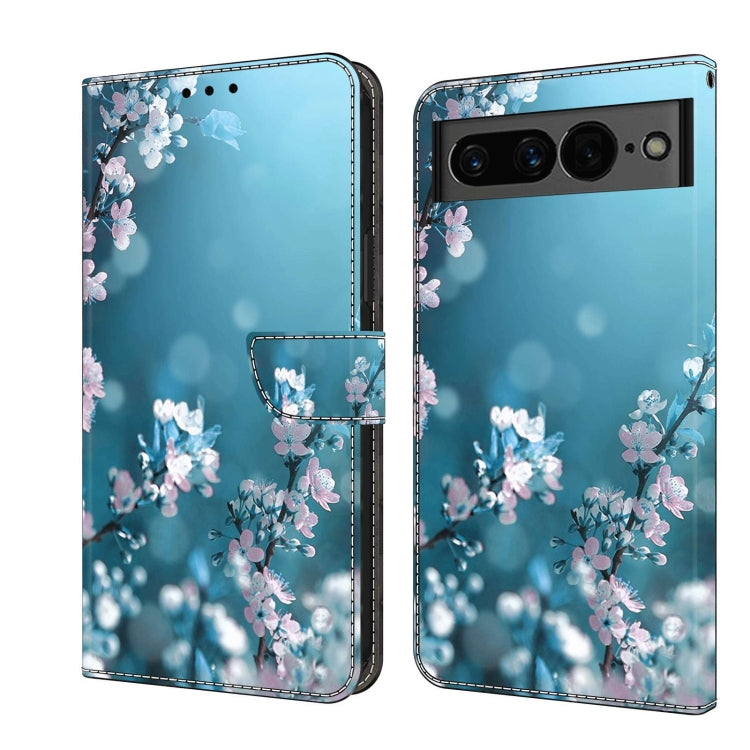 Custodia per telefono in pelle protettiva antiurto Crystal 3D, For Google Pixel 7