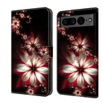 Custodia per telefono in pelle protettiva antiurto Crystal 3D, For Google Pixel 7