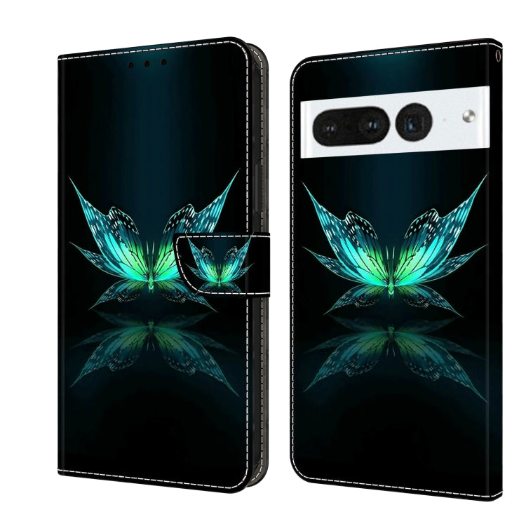 Custodia per telefono in pelle protettiva antiurto Crystal 3D, For Google Pixel 7 Pro