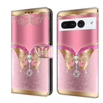 Custodia per telefono in pelle protettiva antiurto Crystal 3D, For Google Pixel 7 Pro