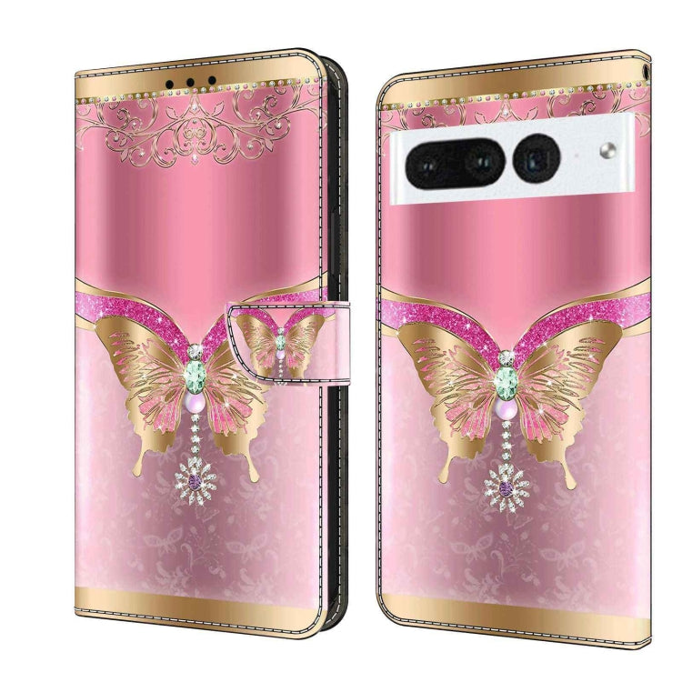 Custodia per telefono in pelle protettiva antiurto Crystal 3D, For Google Pixel 7 Pro