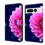 Custodia per telefono in pelle protettiva antiurto Crystal 3D, For Google Pixel 7 Pro