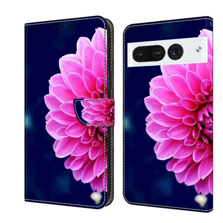 Custodia per telefono in pelle protettiva antiurto Crystal 3D, For Google Pixel 7 Pro