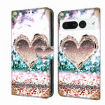Custodia per telefono in pelle protettiva antiurto Crystal 3D, For Google Pixel 7 Pro