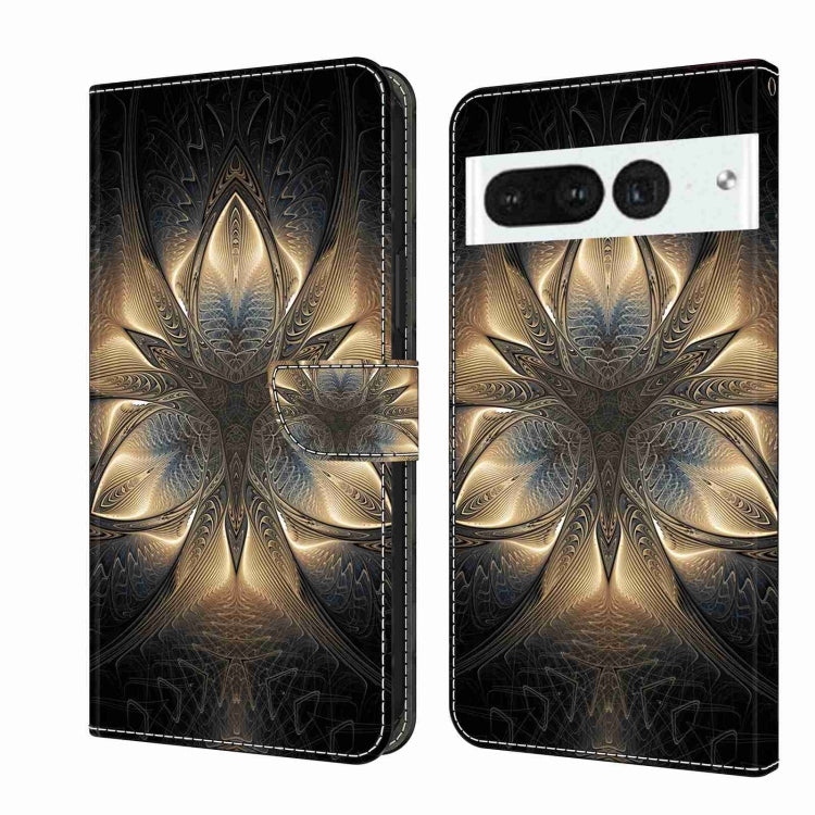 Custodia per telefono in pelle protettiva antiurto Crystal 3D, For Google Pixel 7 Pro