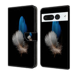 Custodia per telefono in pelle protettiva antiurto Crystal 3D, For Google Pixel 7 Pro