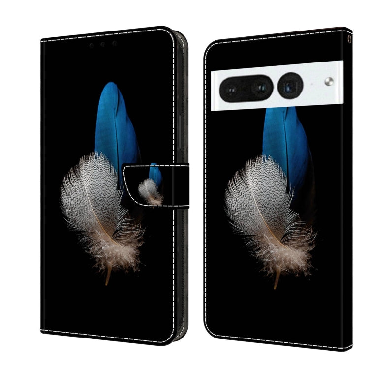 Custodia per telefono in pelle protettiva antiurto Crystal 3D, For Google Pixel 7 Pro
