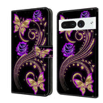 Custodia per telefono in pelle protettiva antiurto Crystal 3D, For Google Pixel 7 Pro