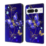 Custodia per telefono in pelle protettiva antiurto Crystal 3D, For Google Pixel 7 Pro