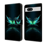 Custodia per telefono in pelle protettiva antiurto Crystal 3D, For Google Pixel 7a