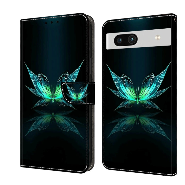 Custodia per telefono in pelle protettiva antiurto Crystal 3D, For Google Pixel 7a