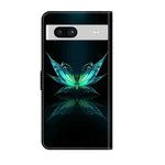 Custodia per telefono in pelle protettiva antiurto Crystal 3D, For Google Pixel 7a