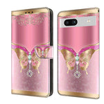 Custodia per telefono in pelle protettiva antiurto Crystal 3D, For Google Pixel 7a