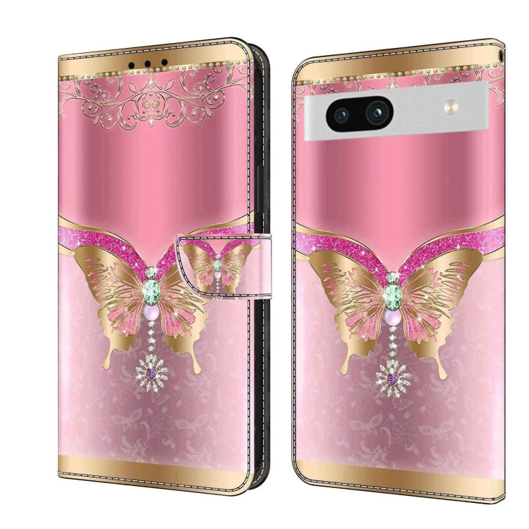 Custodia per telefono in pelle protettiva antiurto Crystal 3D, For Google Pixel 7a