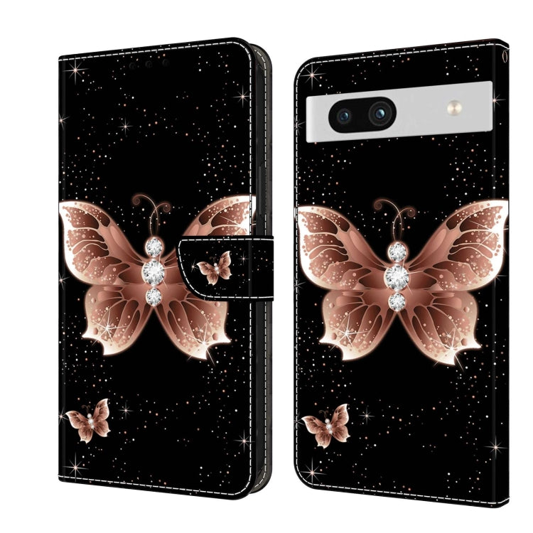 Custodia per telefono in pelle protettiva antiurto Crystal 3D, For Google Pixel 7a