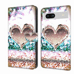 Custodia per telefono in pelle protettiva antiurto Crystal 3D, For Google Pixel 7a