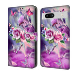 Custodia per telefono in pelle protettiva antiurto Crystal 3D, For Google Pixel 7a