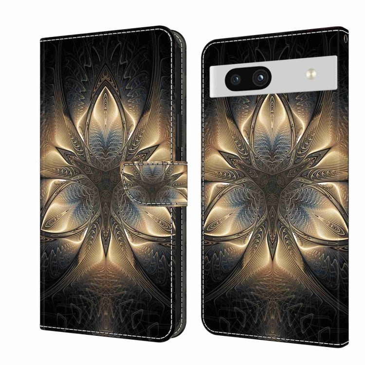 Custodia per telefono in pelle protettiva antiurto Crystal 3D, For Google Pixel 7a