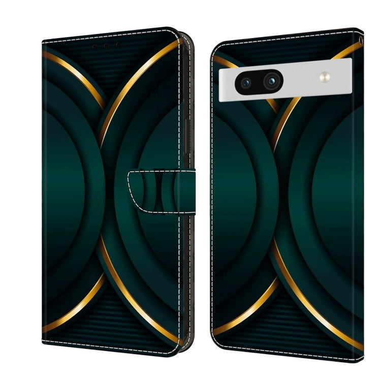 Custodia per telefono in pelle protettiva antiurto Crystal 3D, For Google Pixel 7a