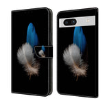 Custodia per telefono in pelle protettiva antiurto Crystal 3D, For Google Pixel 7a