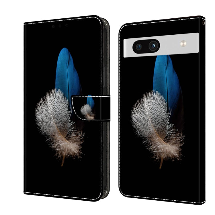 Custodia per telefono in pelle protettiva antiurto Crystal 3D, For Google Pixel 7a
