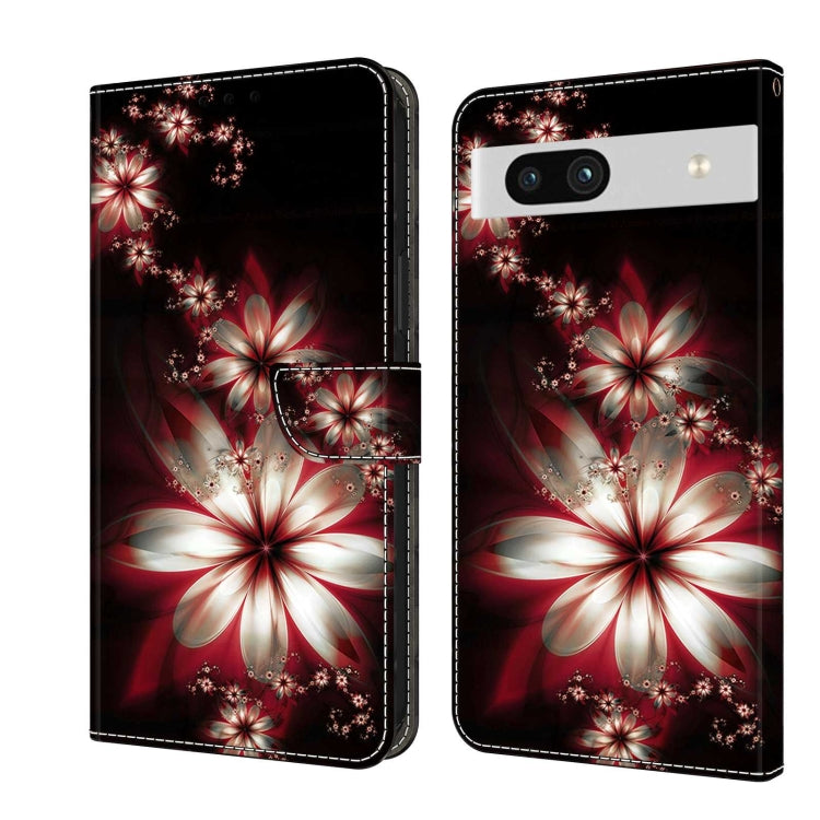 Custodia per telefono in pelle protettiva antiurto Crystal 3D, For Google Pixel 7a