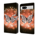 Custodia per telefono in pelle protettiva antiurto Crystal 3D, For Google Pixel 7a