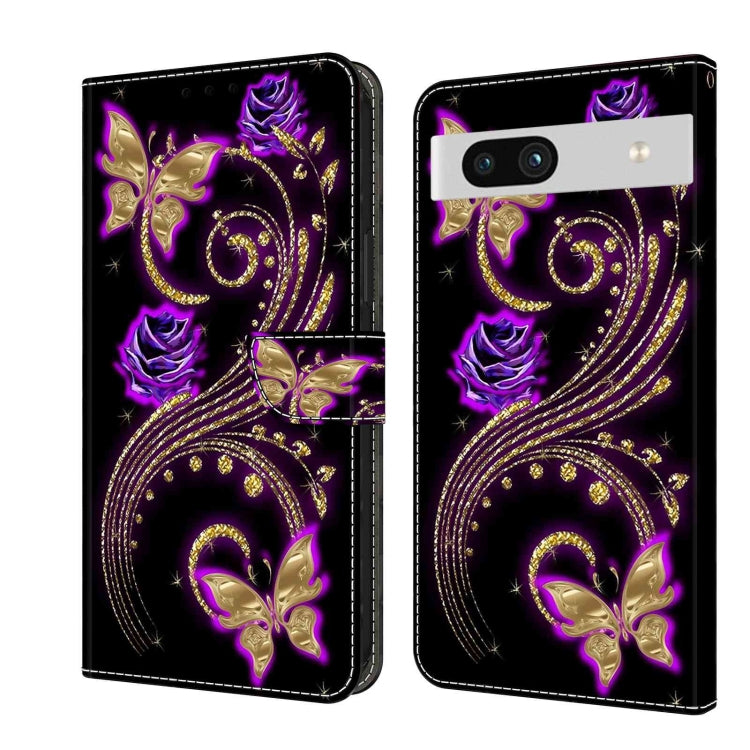 Custodia per telefono in pelle protettiva antiurto Crystal 3D, For Google Pixel 7a