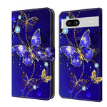 Custodia per telefono in pelle protettiva antiurto Crystal 3D, For Google Pixel 7a