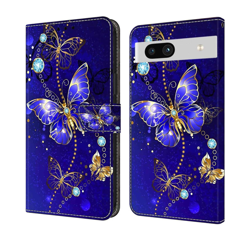 Custodia per telefono in pelle protettiva antiurto Crystal 3D, For Google Pixel 7a