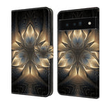 Custodia per telefono in pelle protettiva antiurto Crystal 3D, For Google Pixel 6 Pro