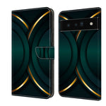 Custodia per telefono in pelle protettiva antiurto Crystal 3D, For Google Pixel 6 Pro