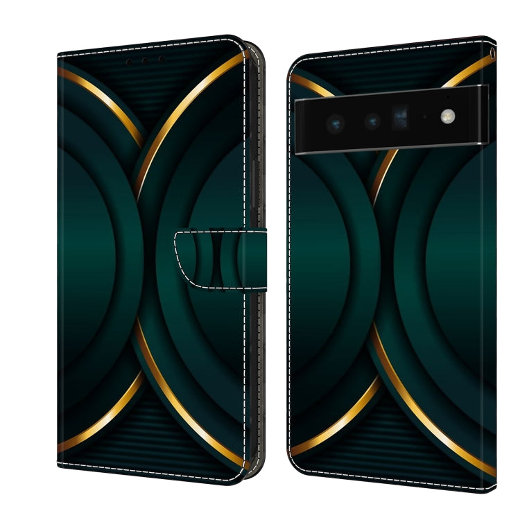 Custodia per telefono in pelle protettiva antiurto Crystal 3D, For Google Pixel 6 Pro