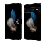 Custodia per telefono in pelle protettiva antiurto Crystal 3D, For Google Pixel 6 Pro