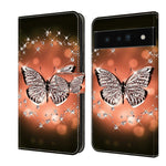 Custodia per telefono in pelle protettiva antiurto Crystal 3D, For Google Pixel 6 Pro
