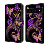 Custodia per telefono in pelle protettiva antiurto Crystal 3D, For Google Pixel 6 Pro